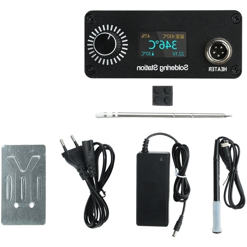 Soldering Station T12 Oled - 【A56X】T12 Draagbaar mini digitaal soldeerstation voor