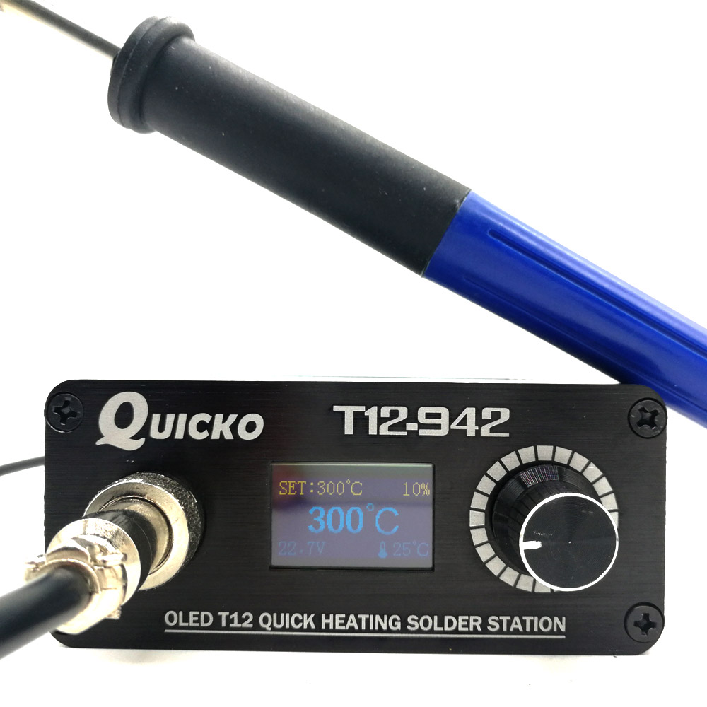 Soldering Station T12 Oled - Quicko Mini T12 Stc Oled Digitale
