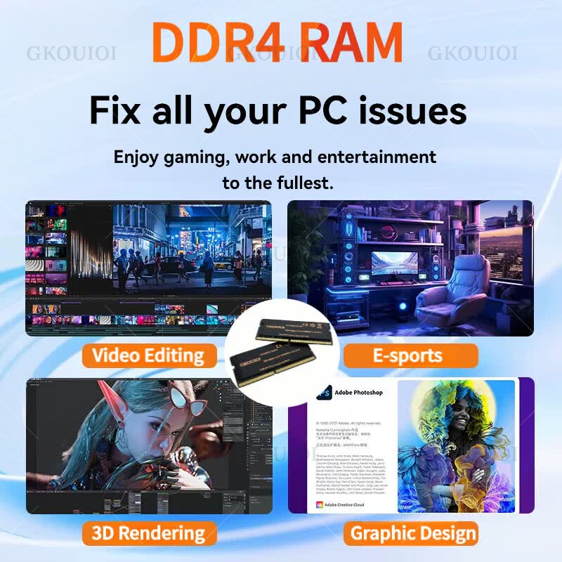GKOUIOI DDR4 Memoria Ram 4GB 8 - Khadas Vim4 8Gb recensie en prijs